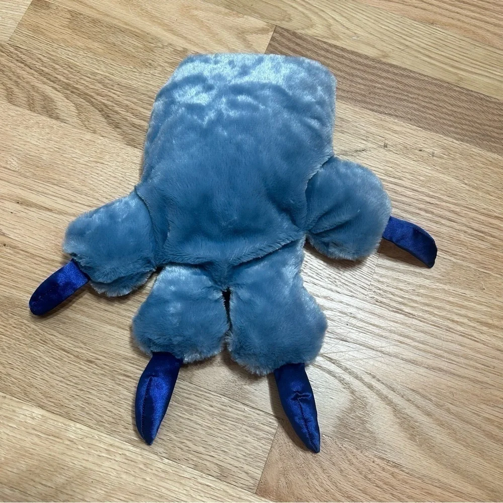 Disney Stitch Glove Hand Blue Fleece Costume